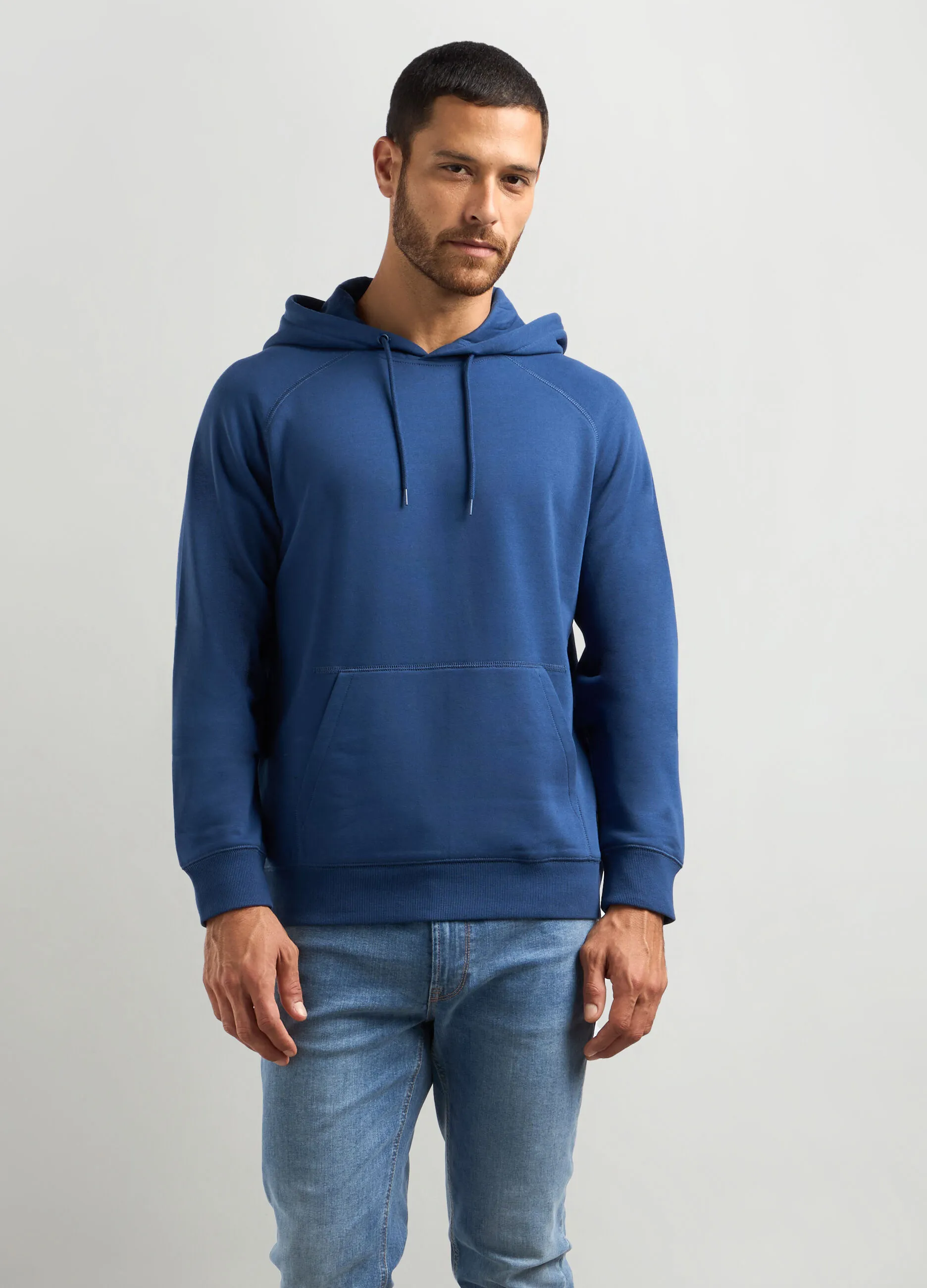 J. HART & BROS  Felpa con cappuccio in misto cotone uomo 