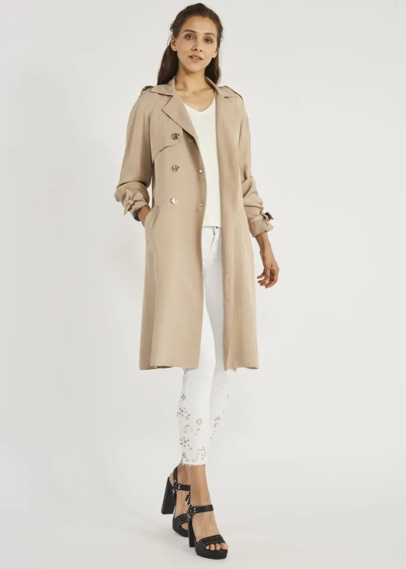 Jeans skinny con applicazioni