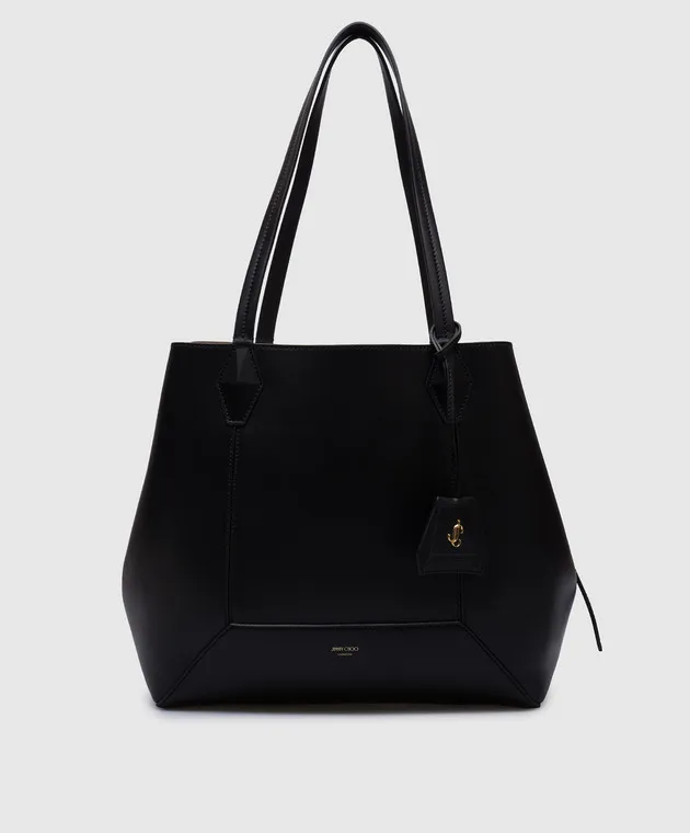 Jimmy Choo Borsa tote in pelle nera diamante DIAMONDTOTEMHUT