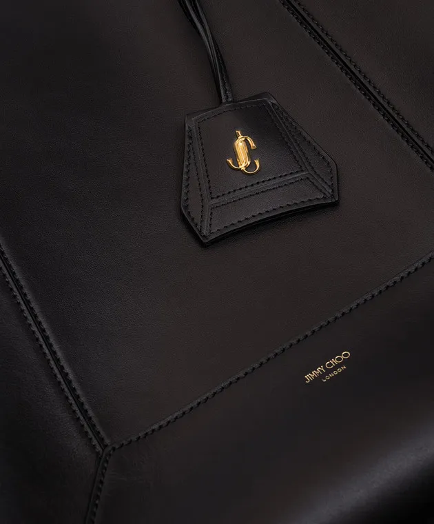 Jimmy Choo Borsa tote in pelle nera diamante DIAMONDTOTEMHUT