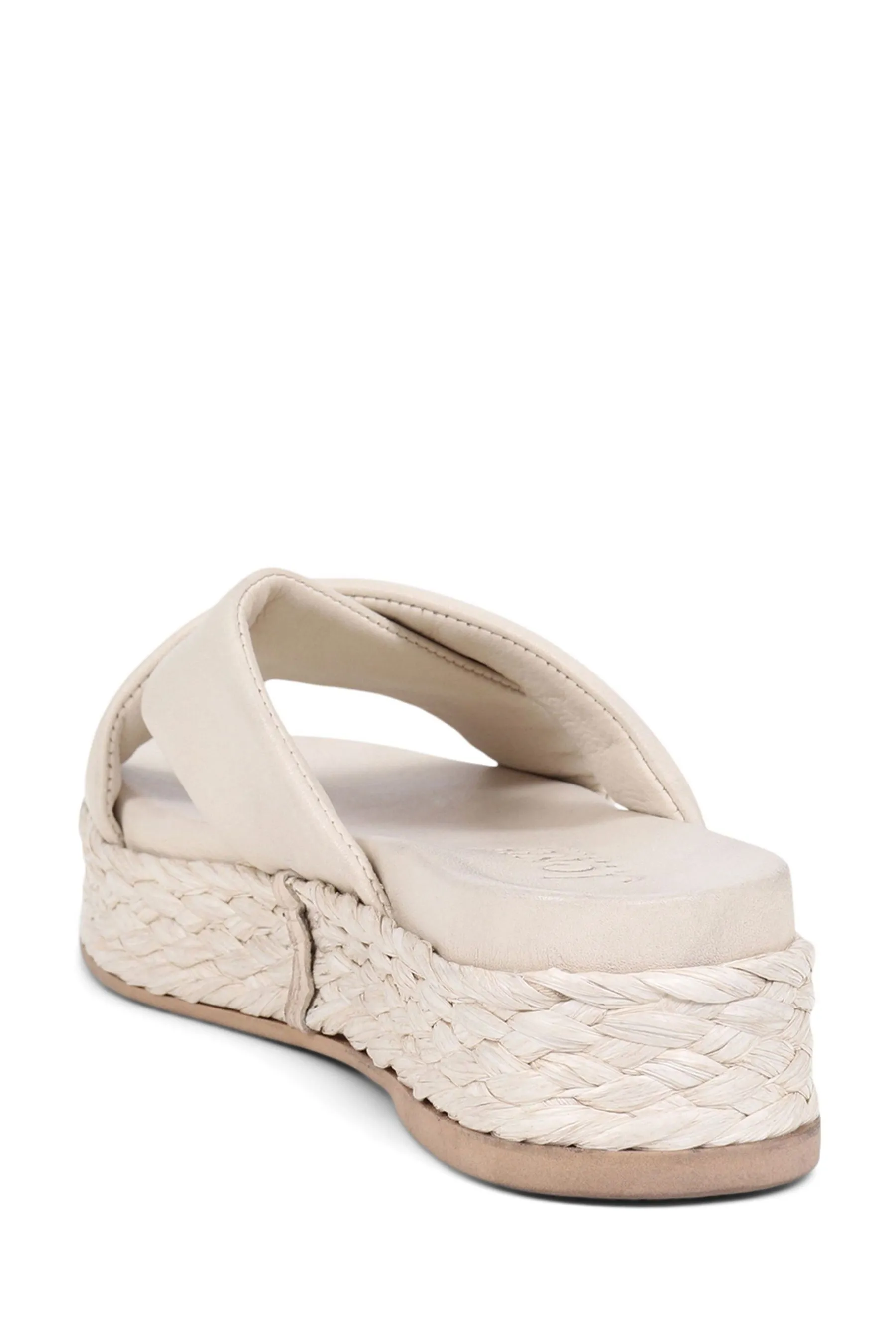 Jones Bootmaker - Glacier - Bianco in pelle con plateau - Sandali