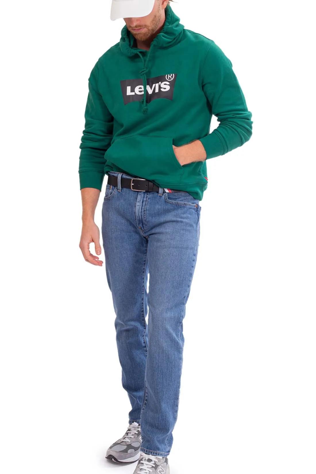 LEVI'S Felpa uomo con logo 501
