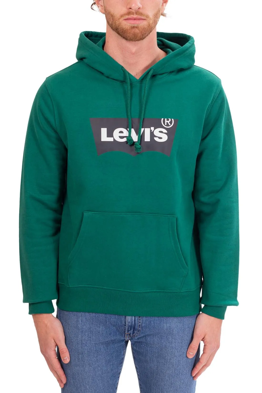 LEVI'S Felpa uomo con logo 501