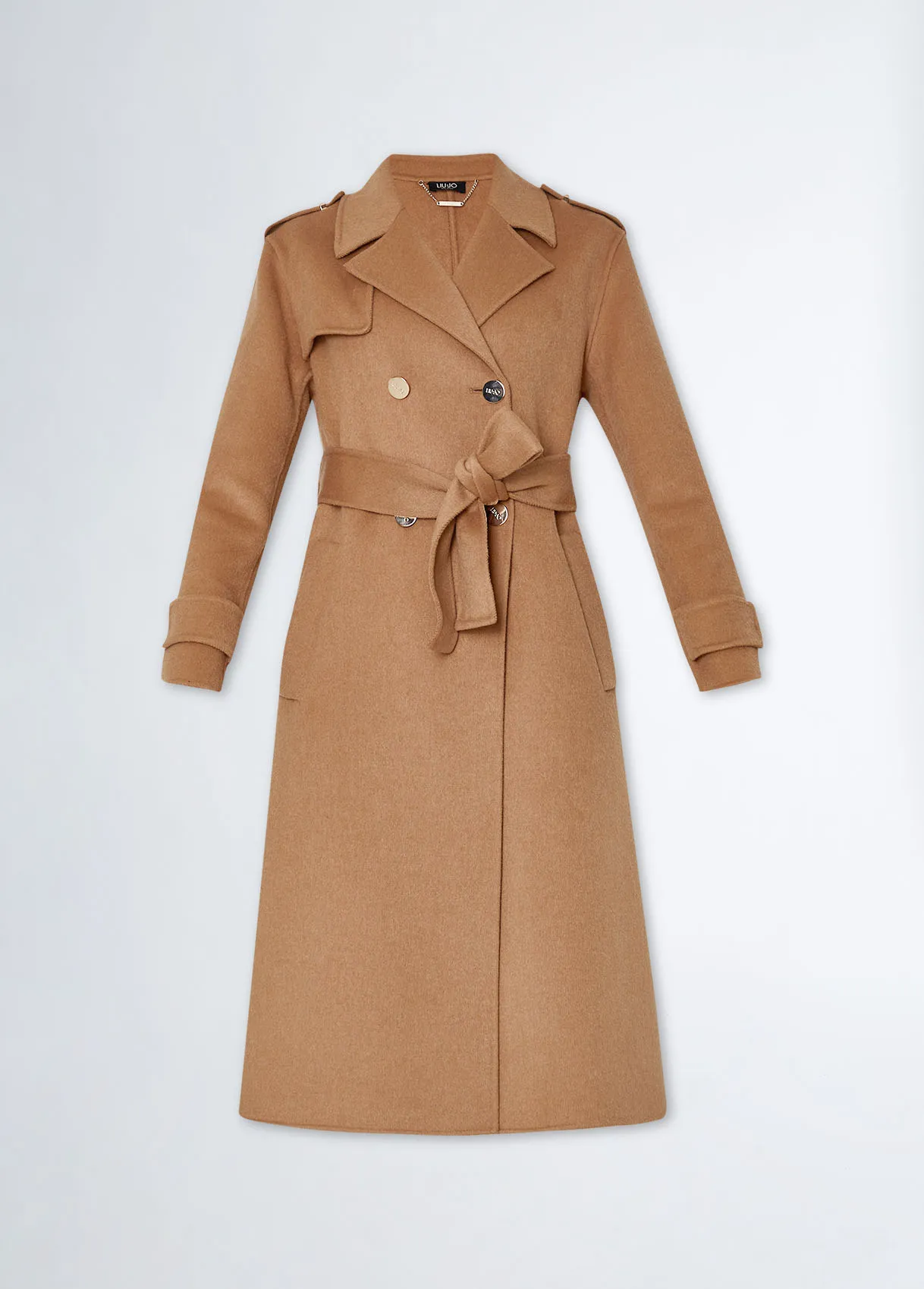 LIU JO MILANO Trech in panno donna bottoni oro CAPPOTTO TRENCH CF3002