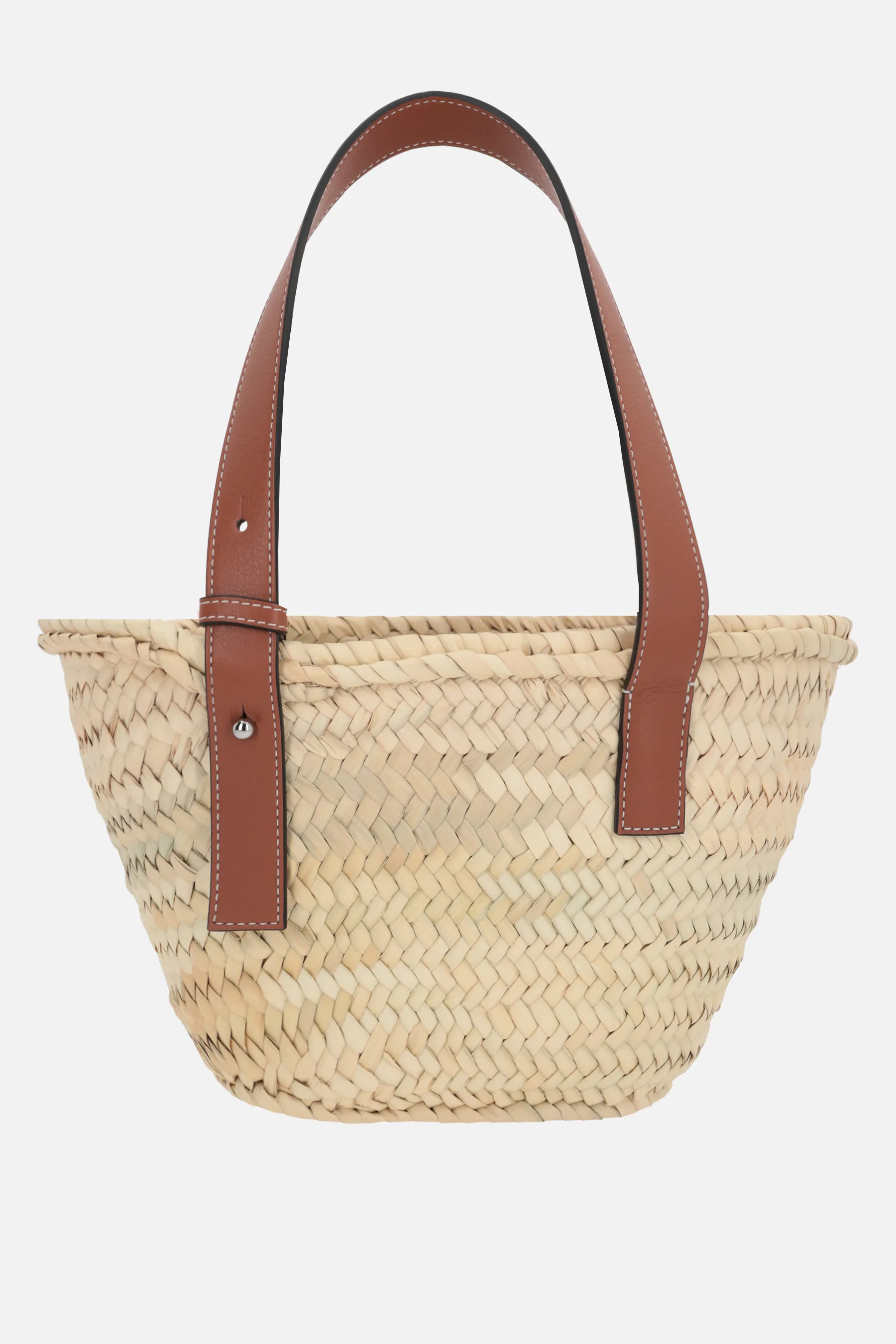 LOEWE borsa a secchiello small in paglia
