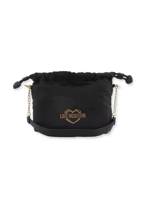 LOVE MOSCHINO Bucket Nylon Borsa Donna Nero JC4057PP1FLE100A