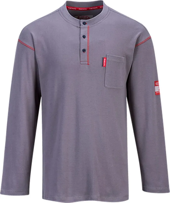 Maglia FR girocollo con bottoni Bizflame