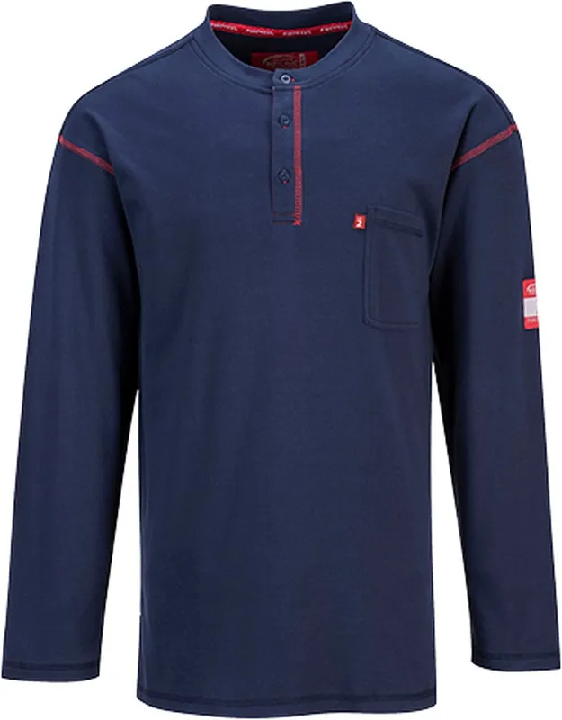 Maglia FR girocollo con bottoni Bizflame