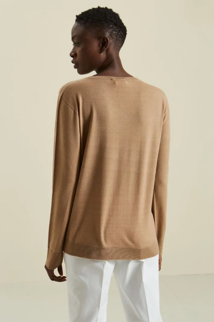 Maglia in filato di lan