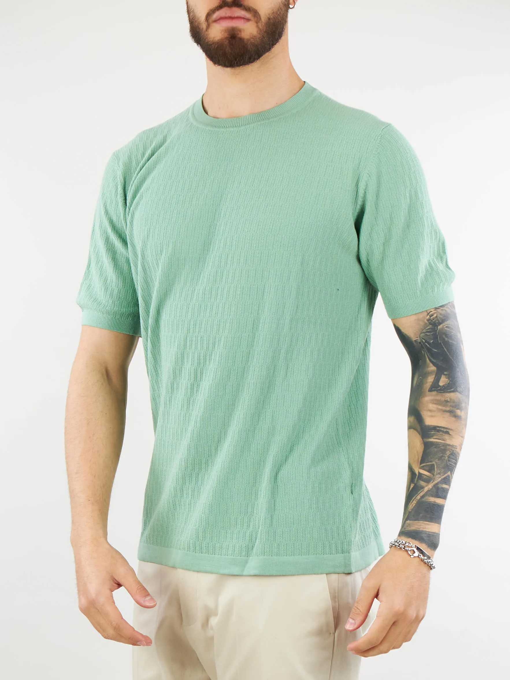 Maglia jacquard in cotone Jeordie's