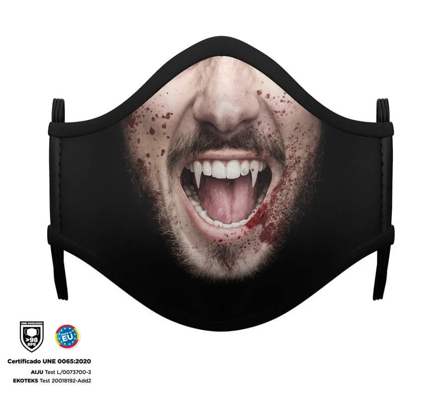 maschera igienica Halloween Vampire bambini