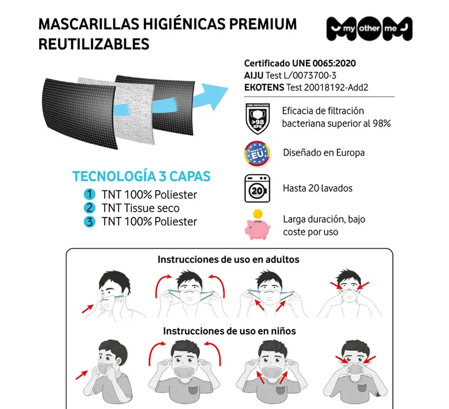 maschera igienica Halloween Vampire bambini