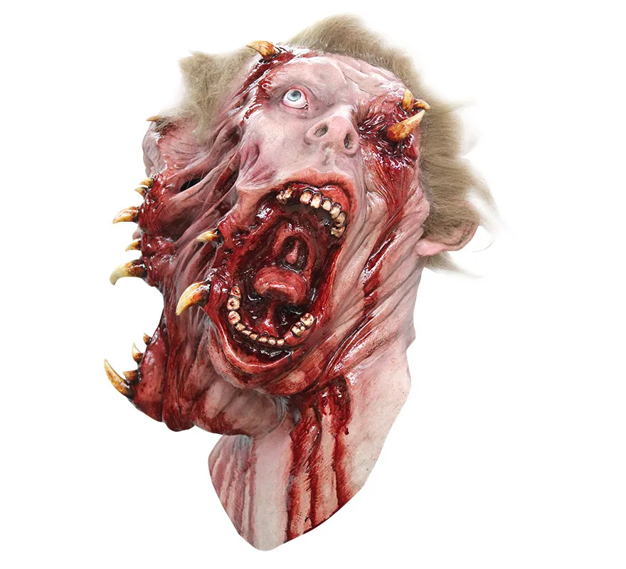 Maschera siamese in lattice per Halloween