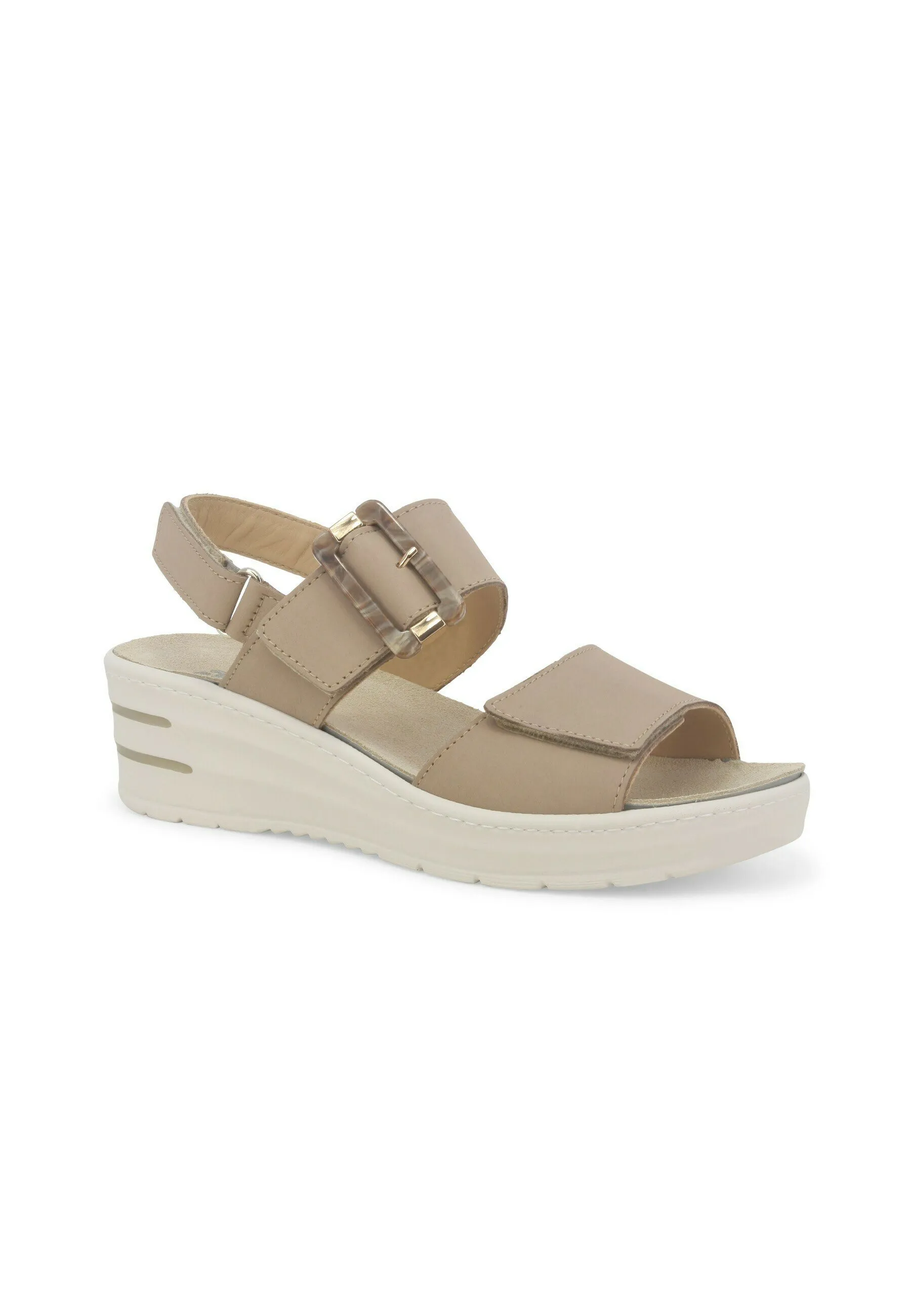 MELLUSO SANDALO NABUCK - Sandali con plateau