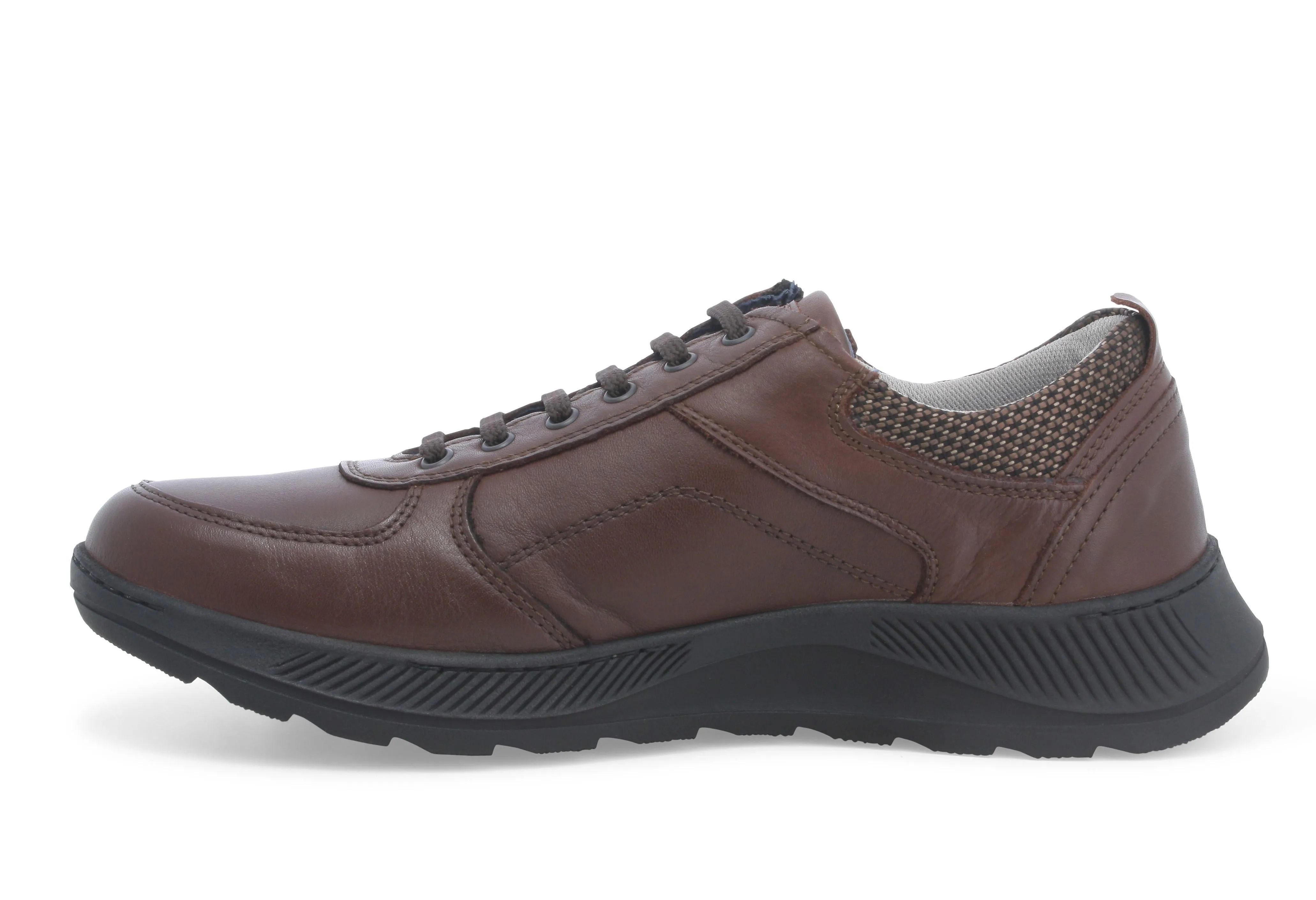 Melluso Scarpe Lacci Invernali con Zip in Pelle Impermeabile