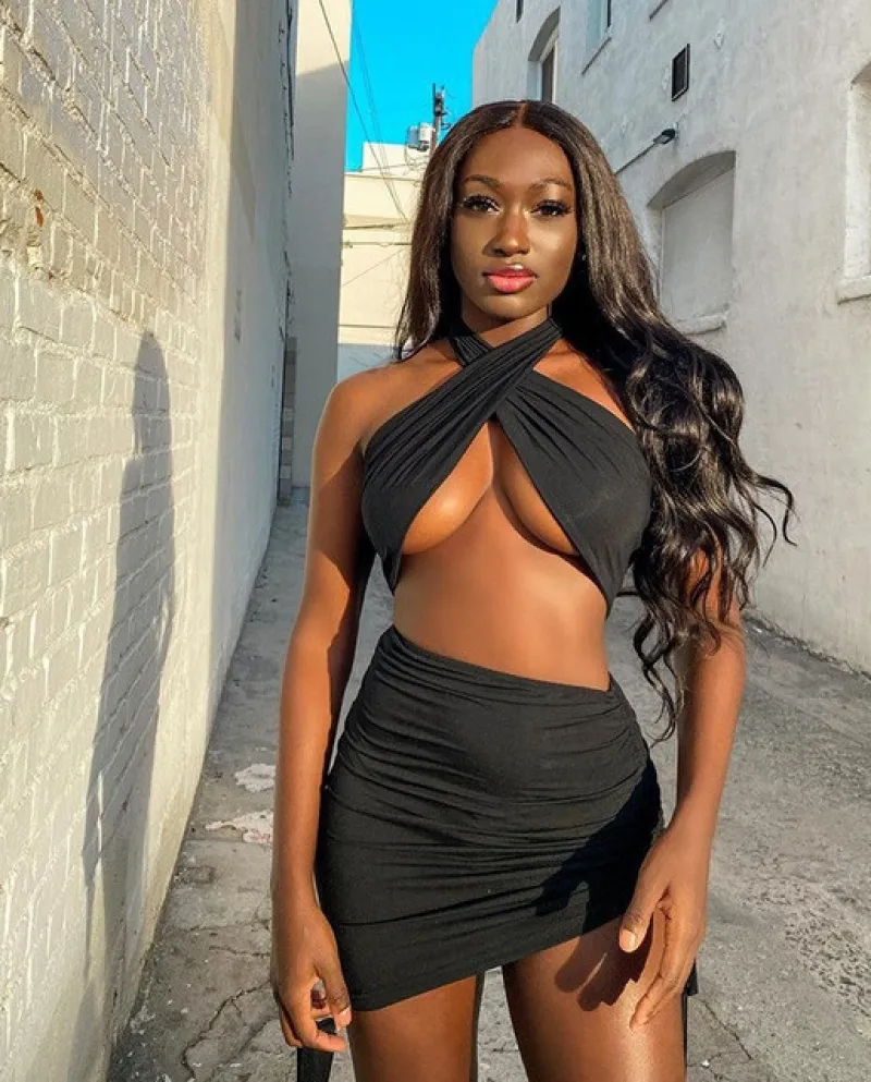 Mini abito elegante Donna Summer Halter Bandage Backless Bodycon Coulisse Dress Party Club Abiti eleganti Femaledres