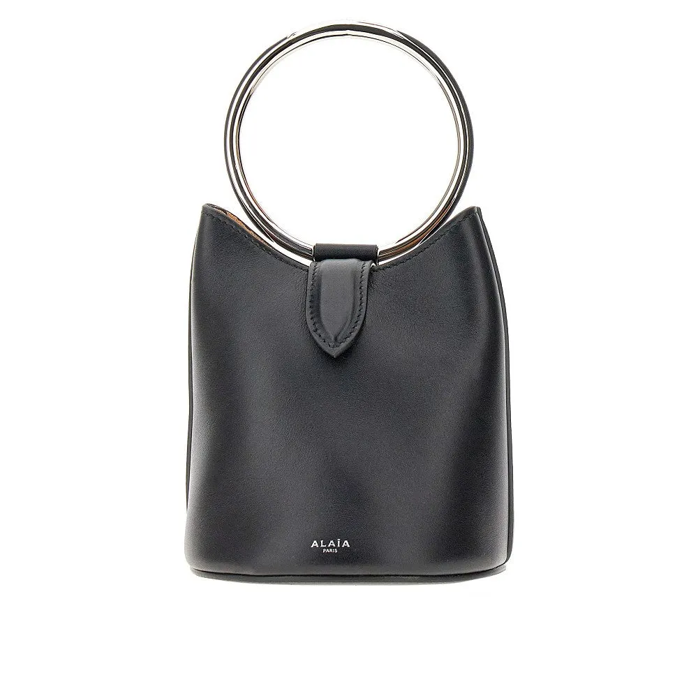 Mini borsa a secchiello 'Ring' in pelle