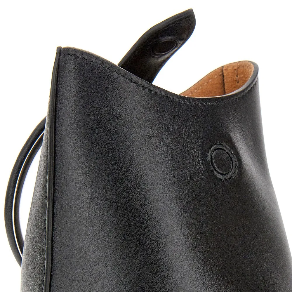 Mini borsa a secchiello 'Ring' in pelle