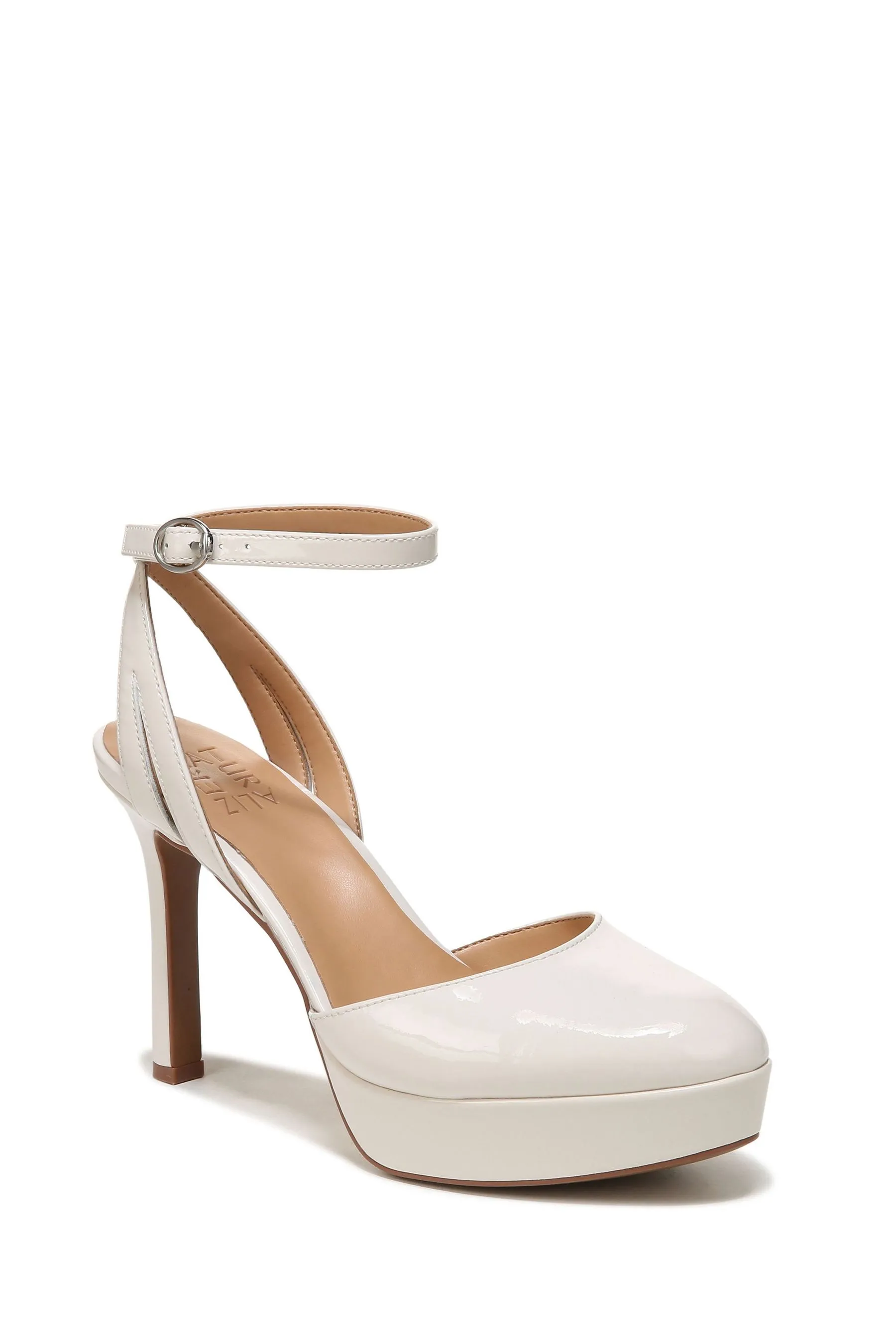 Naturalizer - Clarice - Scarpe in pelle verniciata con tacco e cinturino alla caviglia