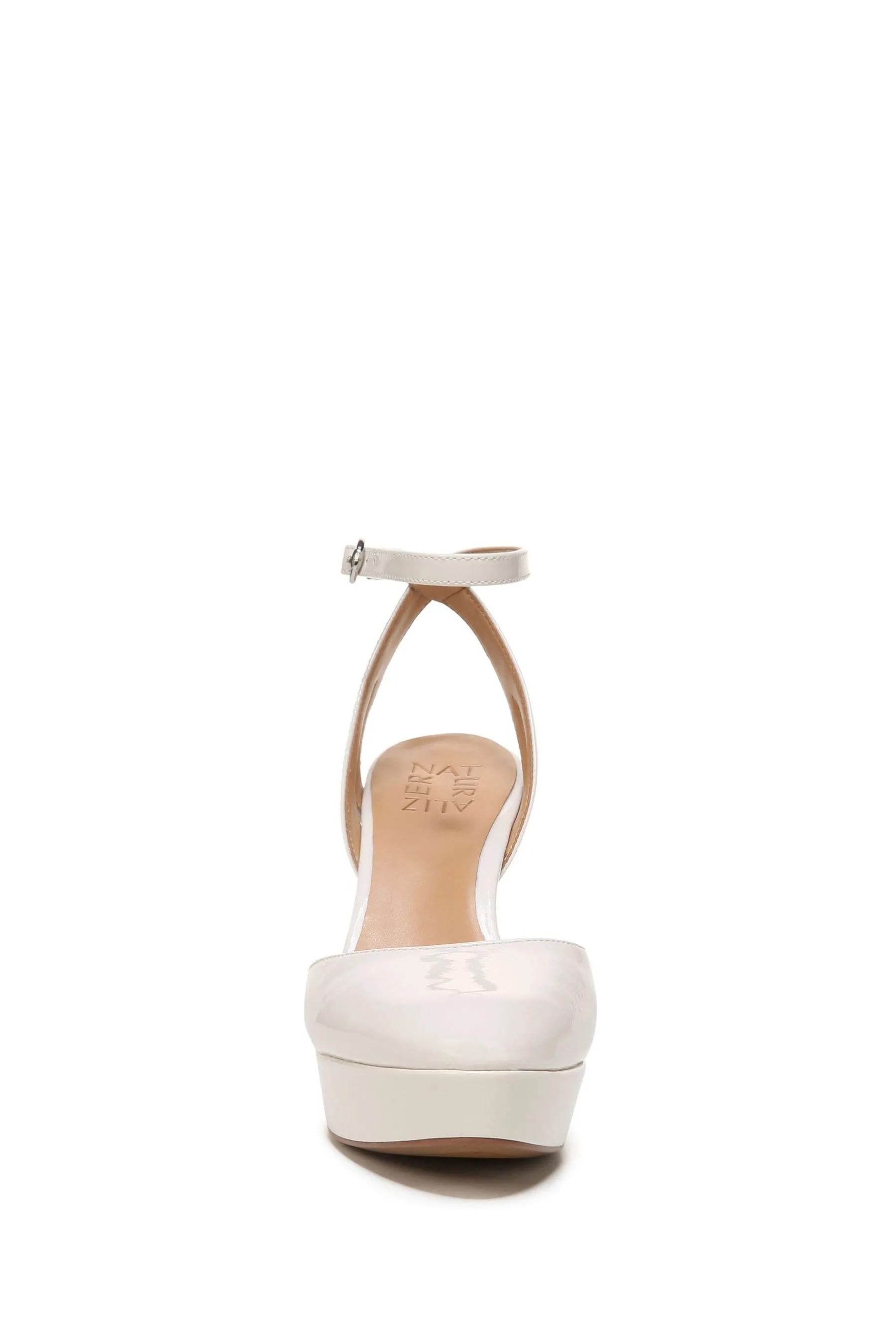 Naturalizer - Clarice - Scarpe in pelle verniciata con tacco e cinturino alla caviglia