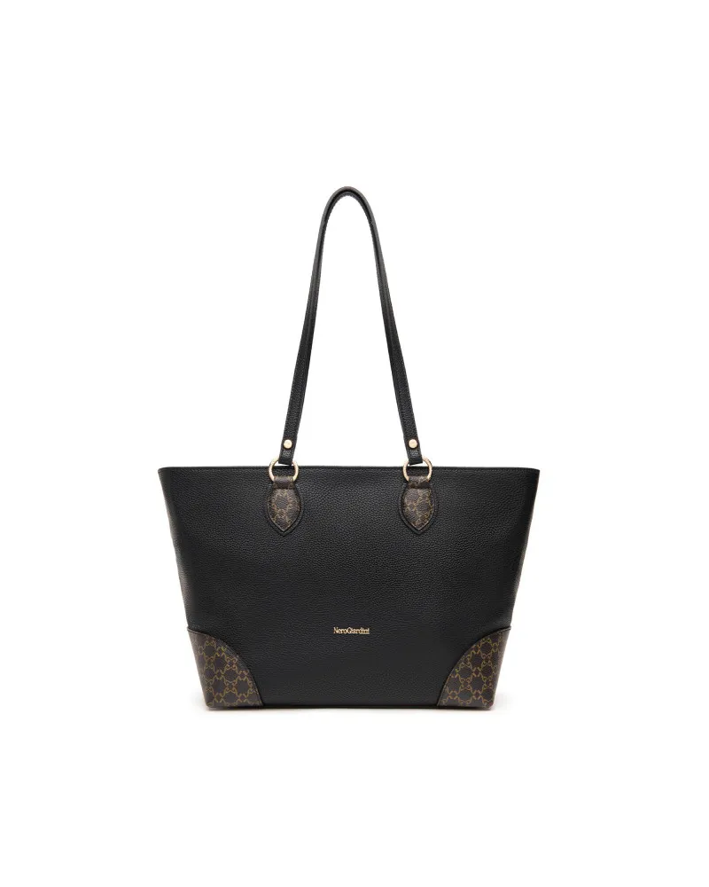 Nero Giardini borsa tote da donna in materiale tecnico nero I443851D100