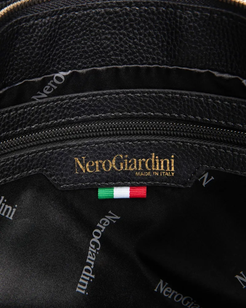 Nero Giardini borsa tote da donna in materiale tecnico nero I443851D100
