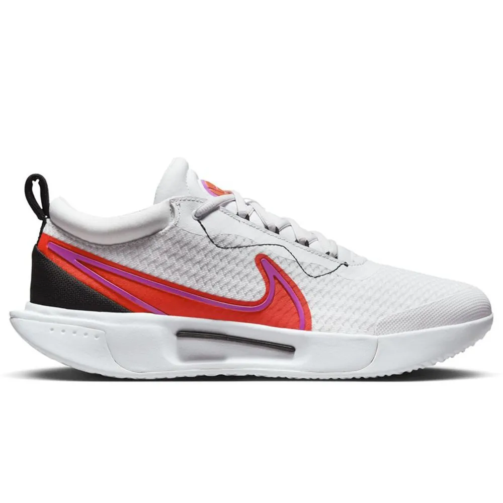 Nike Tennis Zoom Court Pro Hc Bianco Rosso - Scarpe Da Tennis Uomo