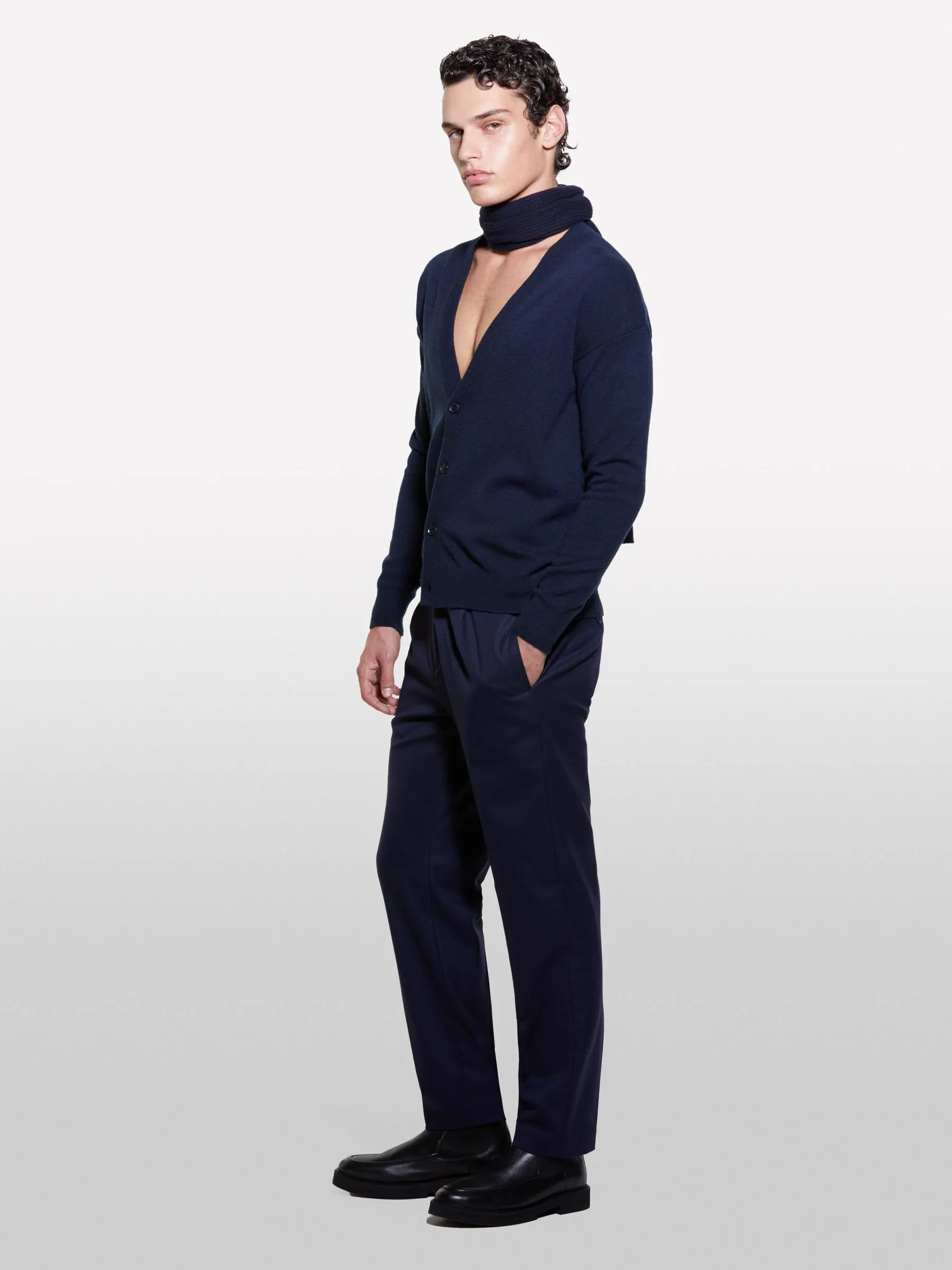 Nuovi arrivi      Cardigan regular fit blu scuro 