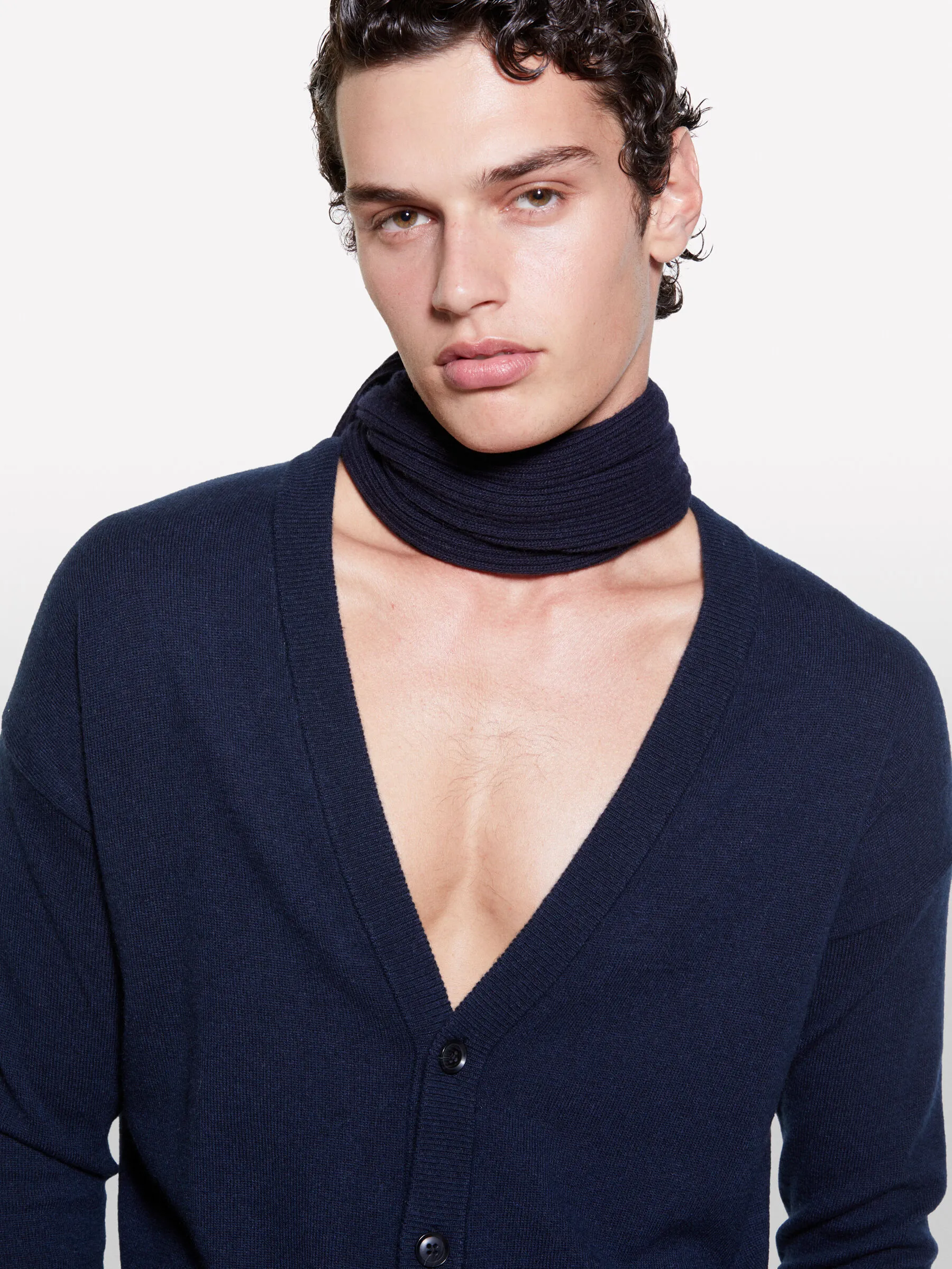 Nuovi arrivi      Cardigan regular fit blu scuro 
