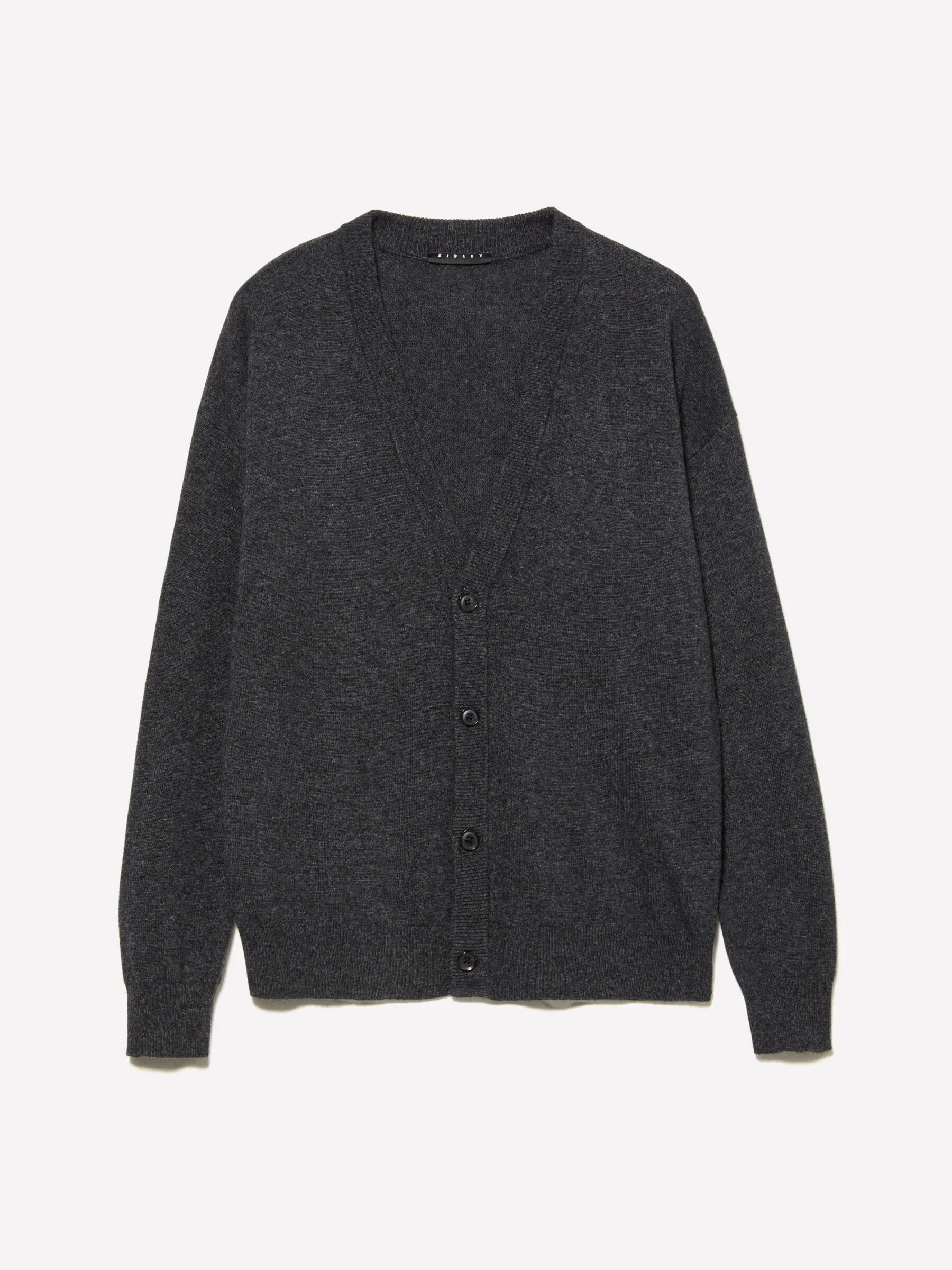 Nuovi arrivi      Cardigan regular fit grigio scuro