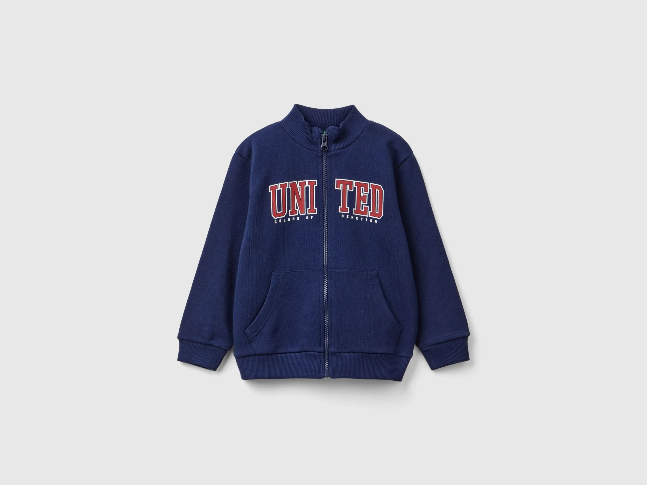 Nuovi arrivi Felpa in cotone bio con zip