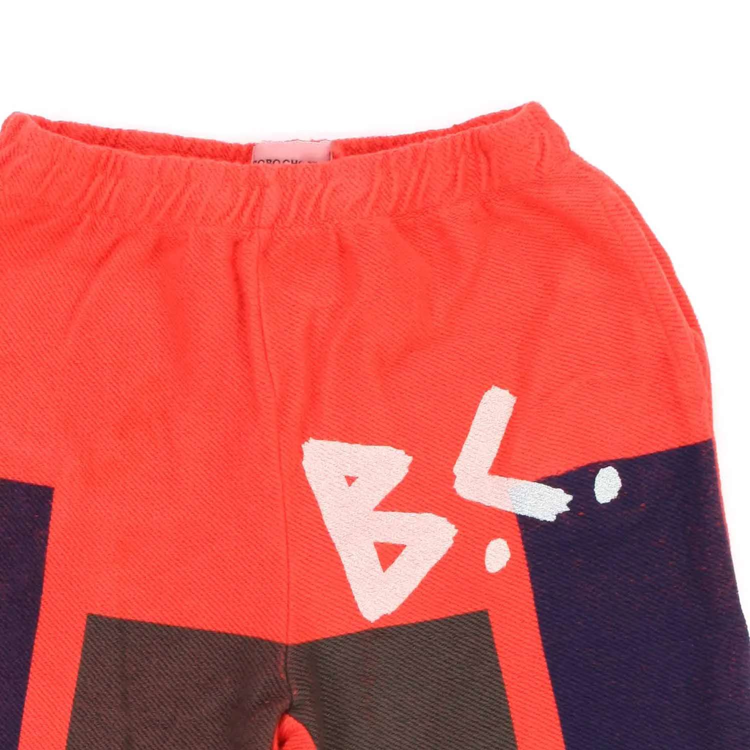 Pantaloncino Corallo Con Stampe Bambino
