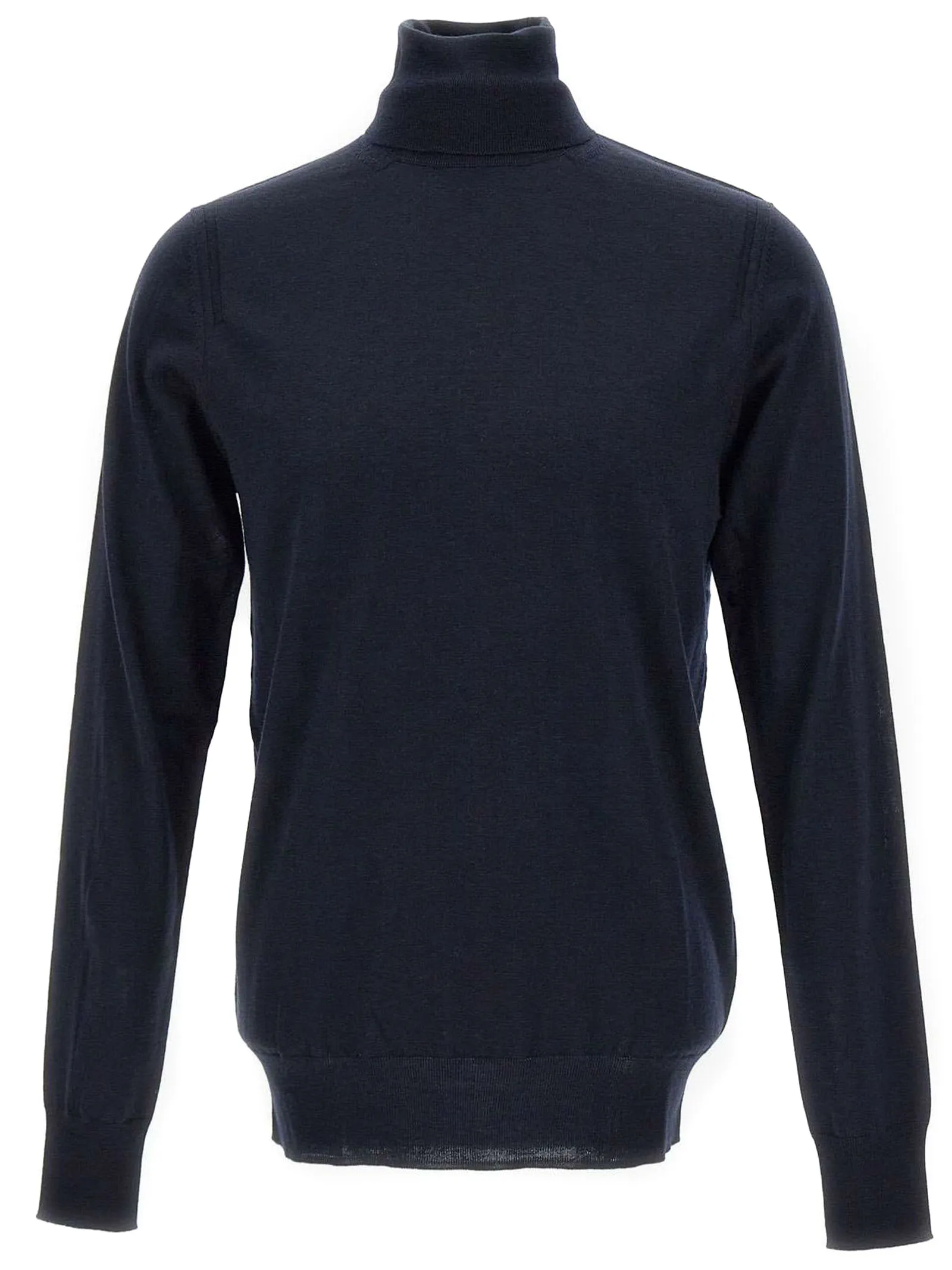 PAOLO PECORA Abbigliamento,Maglieria Dolcevita in lana blu 