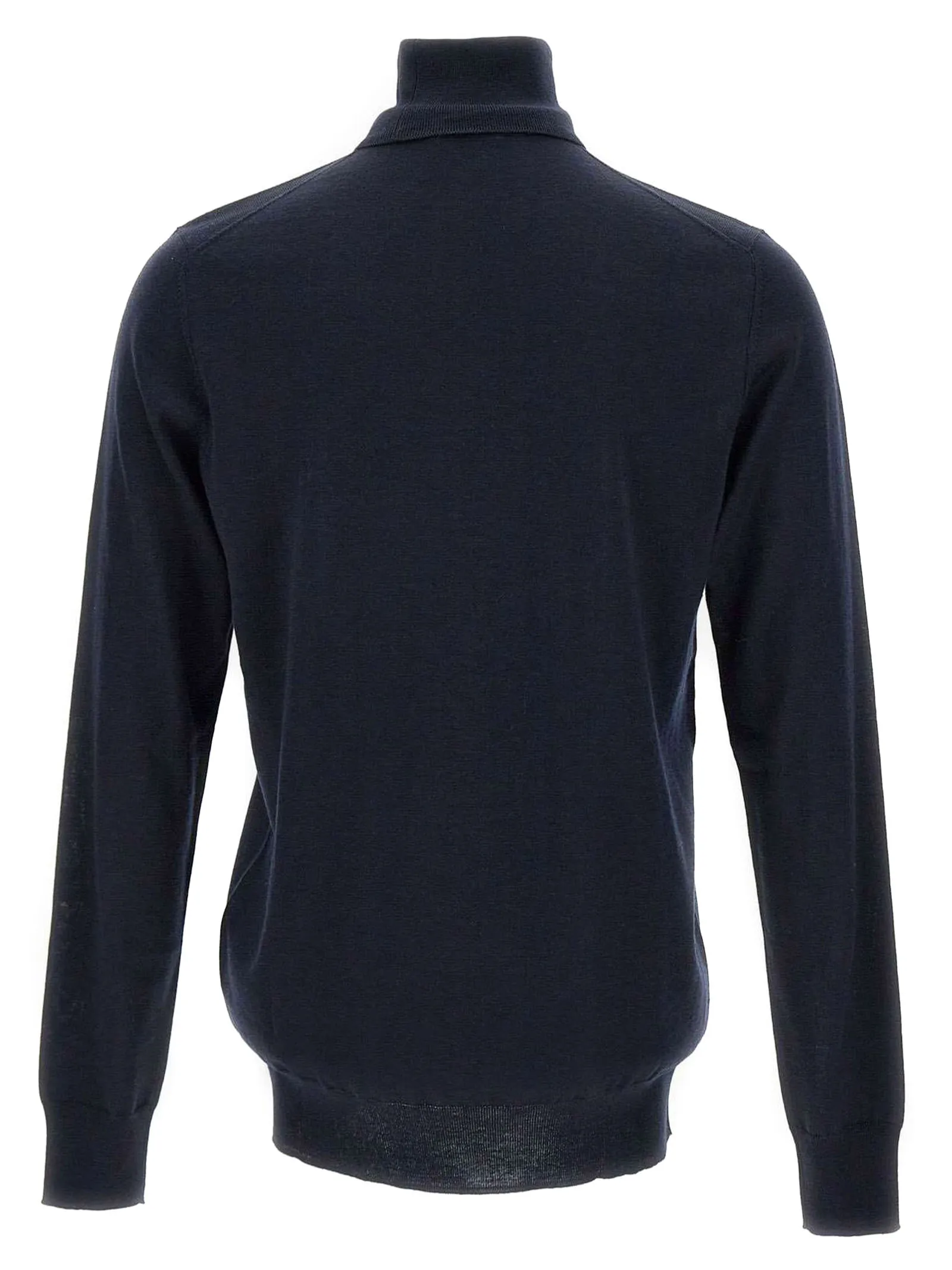 PAOLO PECORA Abbigliamento,Maglieria Dolcevita in lana blu 