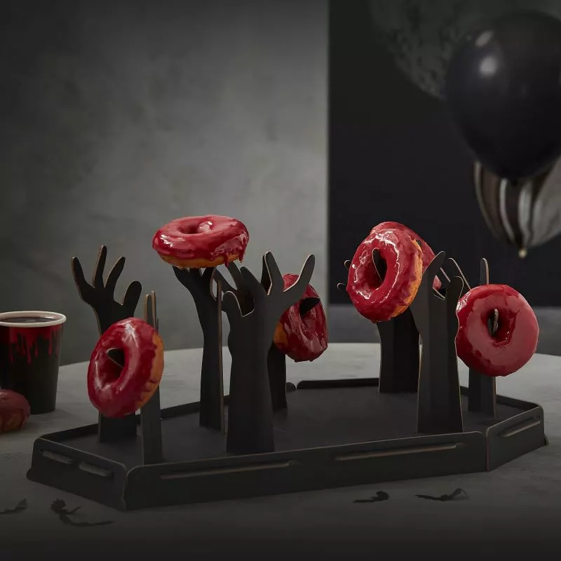 Parete della ciambella della notte di Halloween