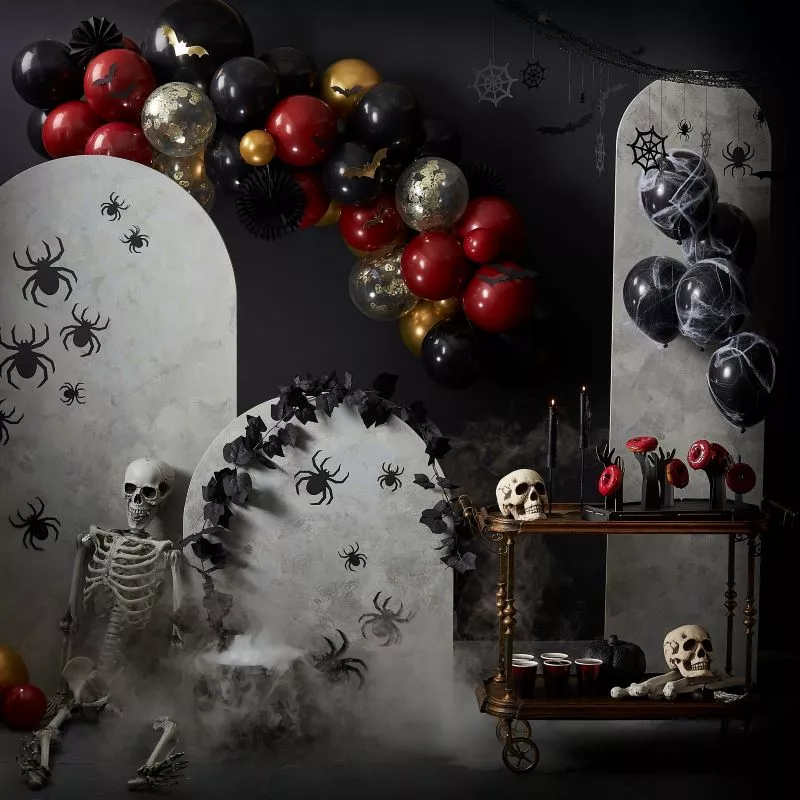 Parete della ciambella della notte di Halloween