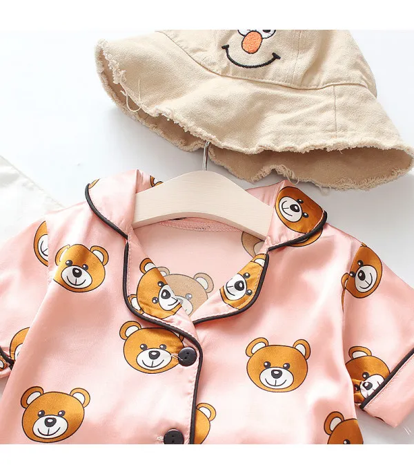 Pigiamino baby orsetti raso