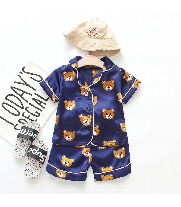 Pigiamino baby orsetti raso