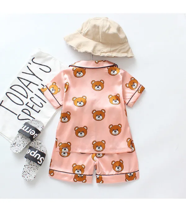 Pigiamino baby orsetti raso