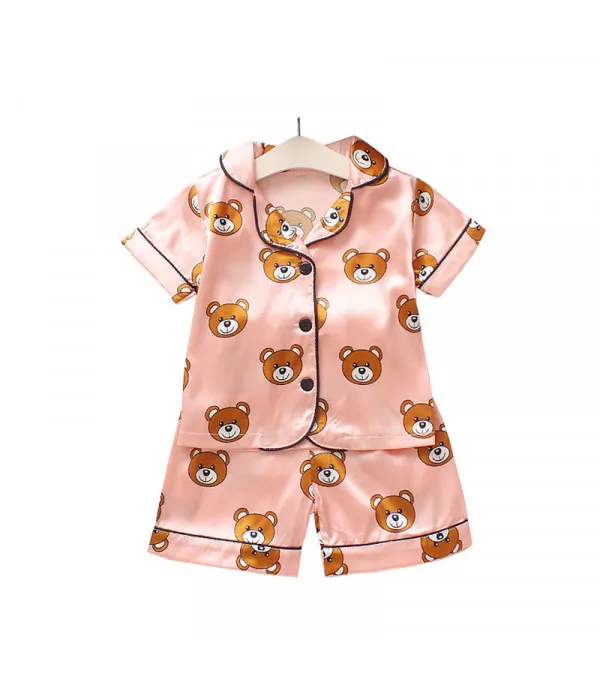 Pigiamino baby orsetti raso