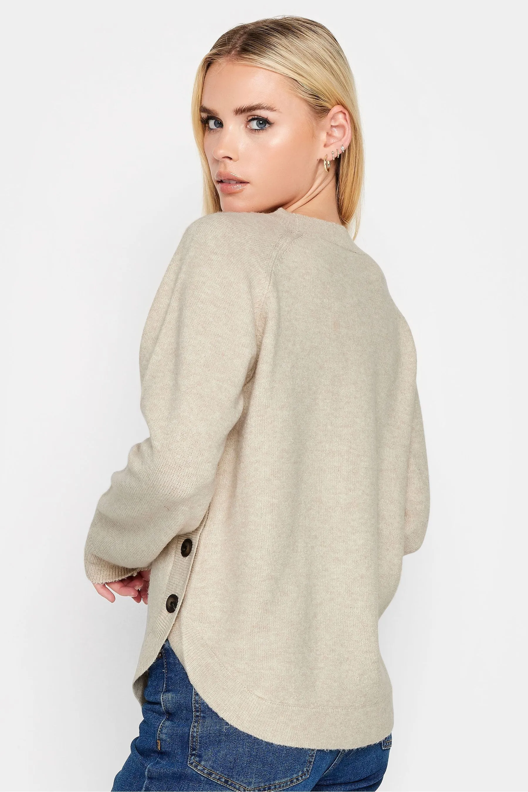 PixieGirl Petite - Maglia con bottoni sul fondo