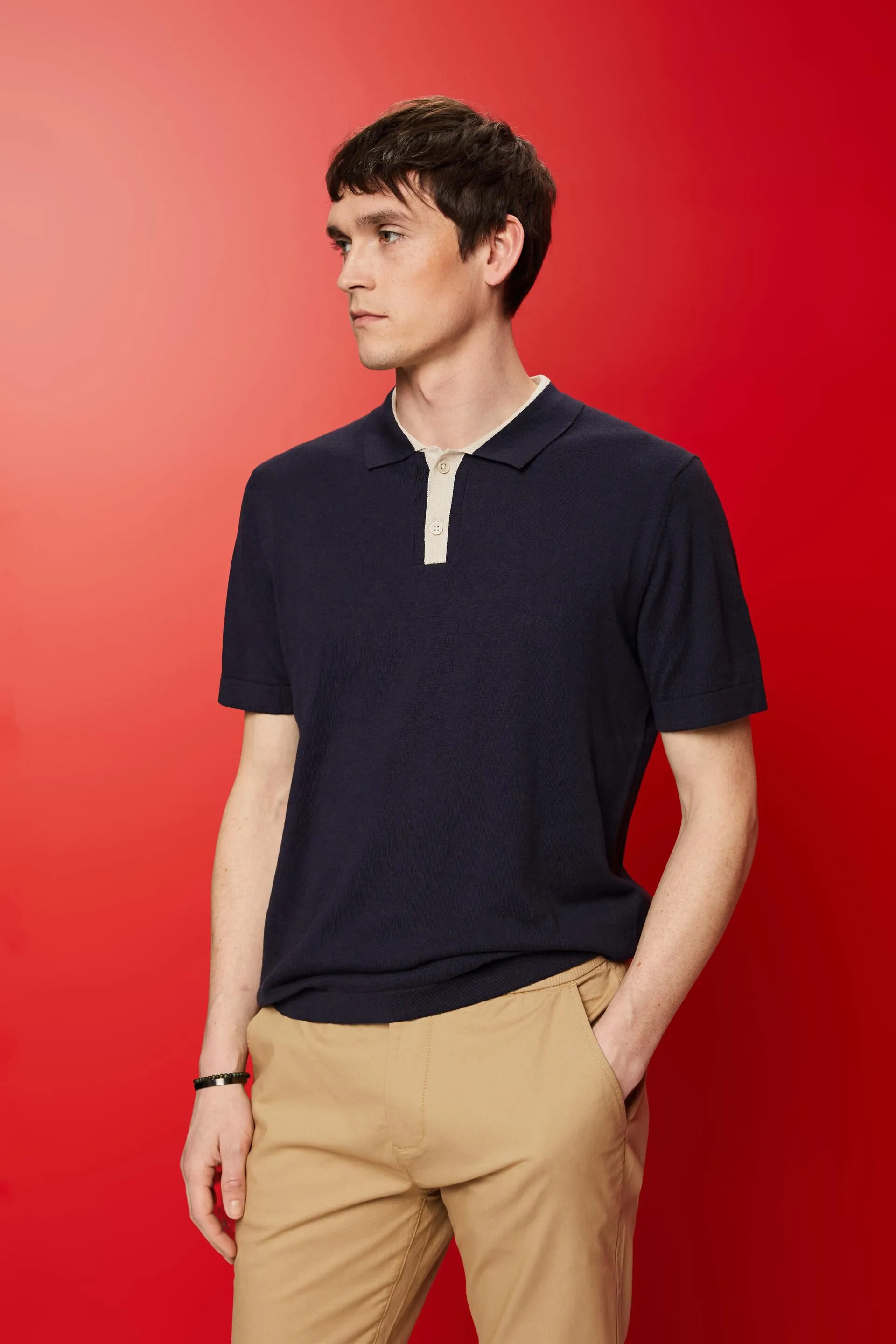 Polo in misto TENCEL e cotone sostenibile