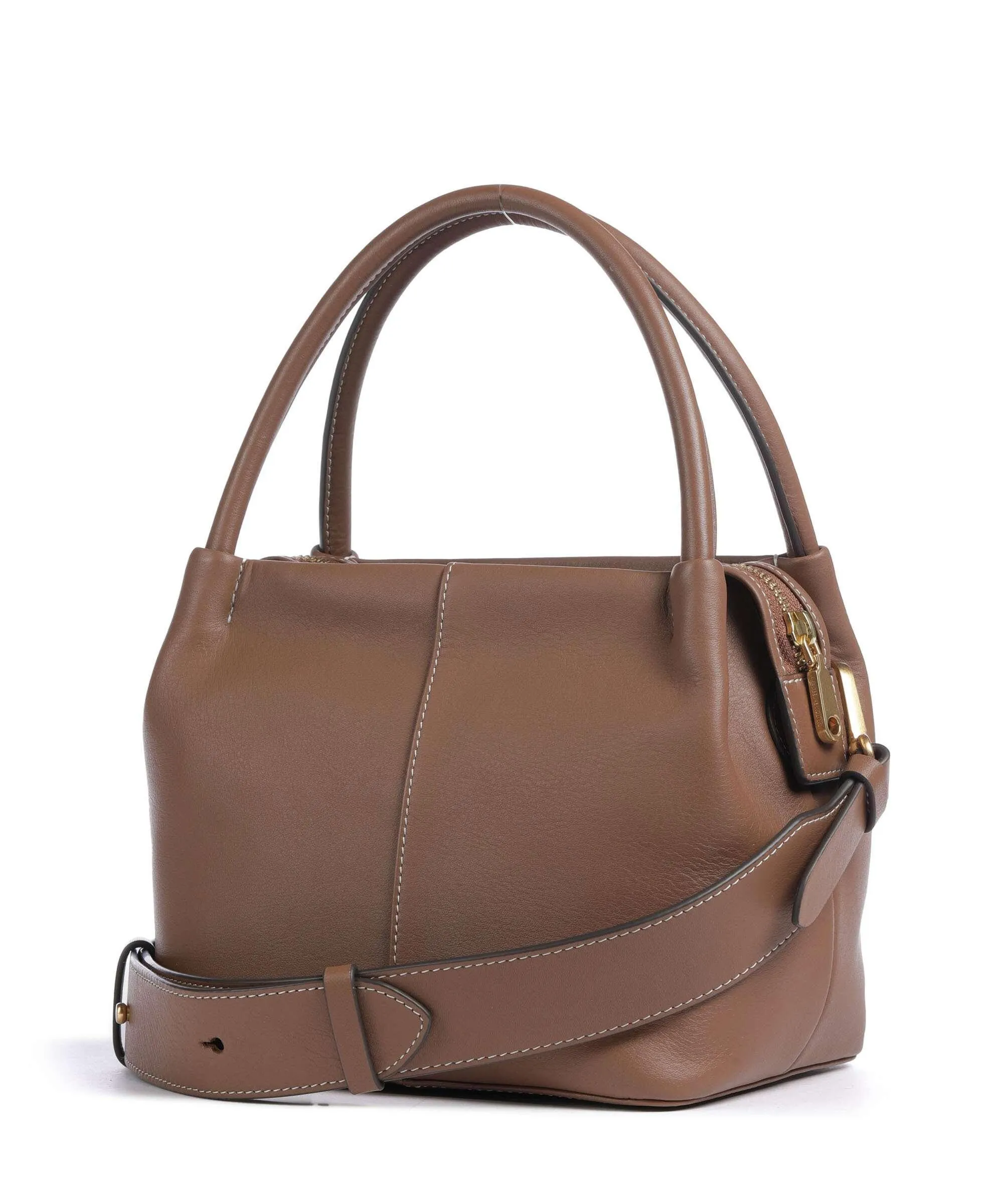  Radley London Ivydale Road Borsa a mano pelle di vacchetta grana marrone  