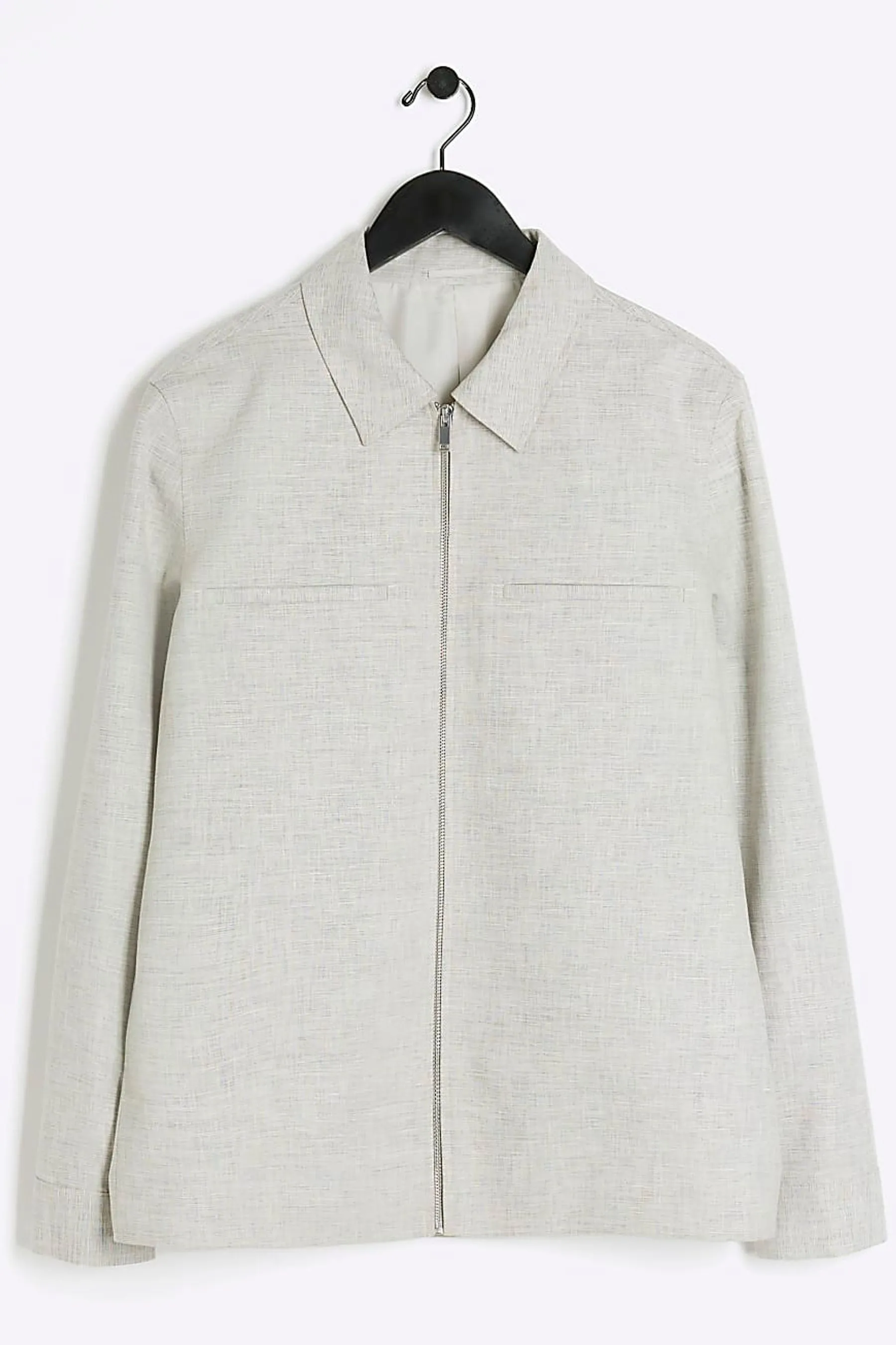 River Island - Giacca harrington testurizzata