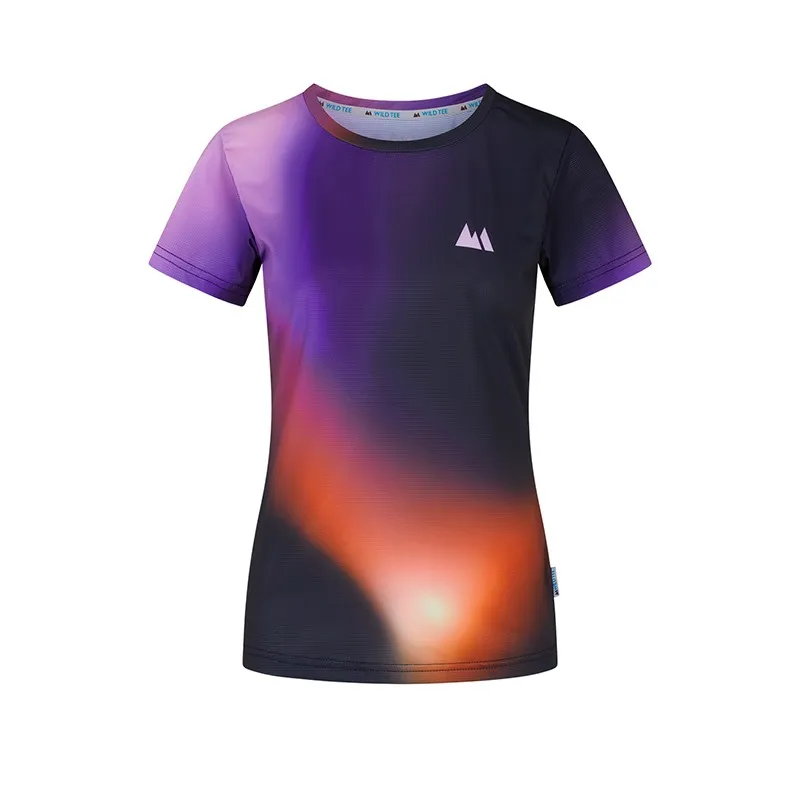 Road Gradient Purple Maglietta Donna