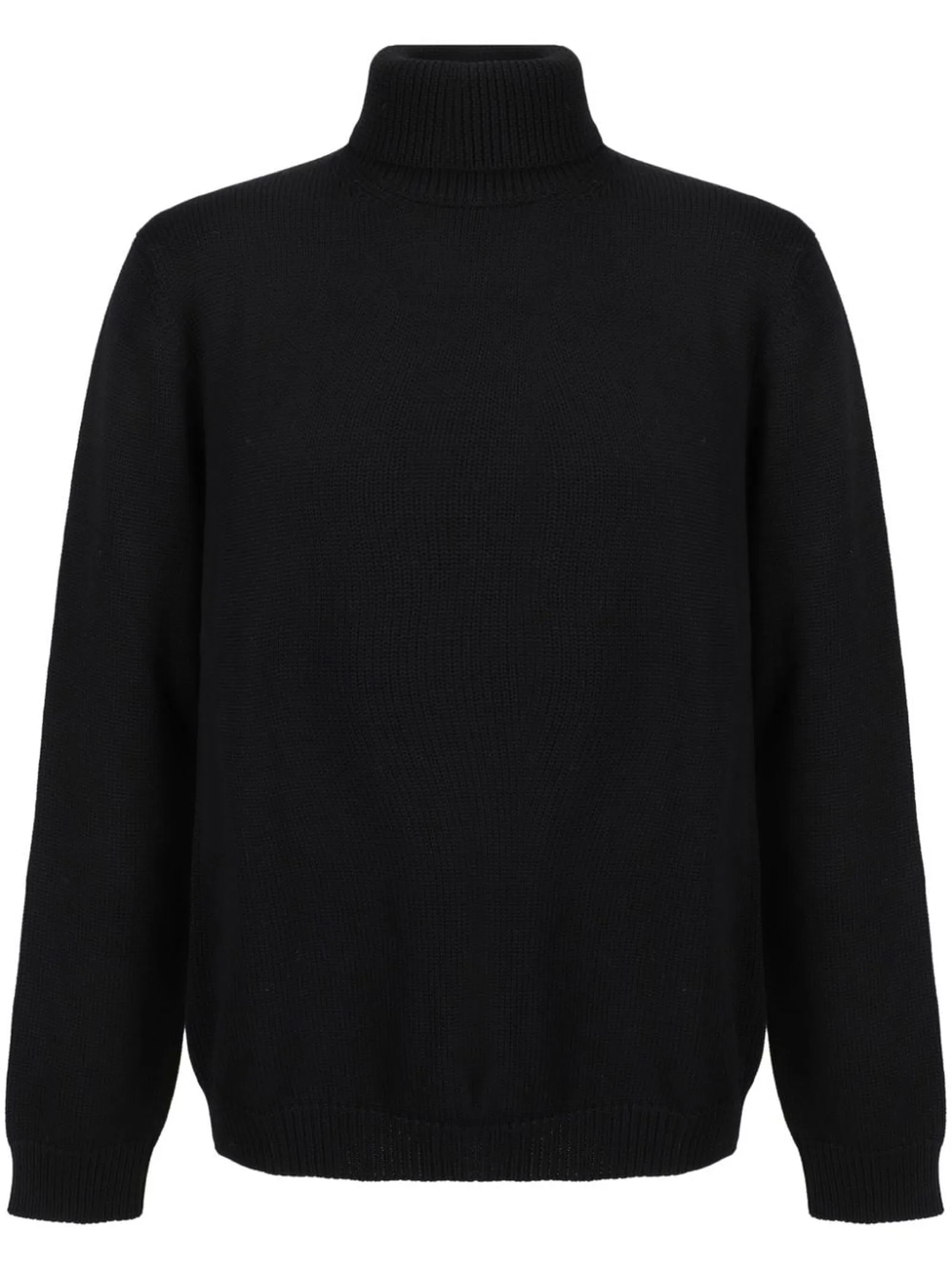 ROBERTO COLLINA Abbigliamento,Maglieria Maglione dolcevita in lana merino nero 