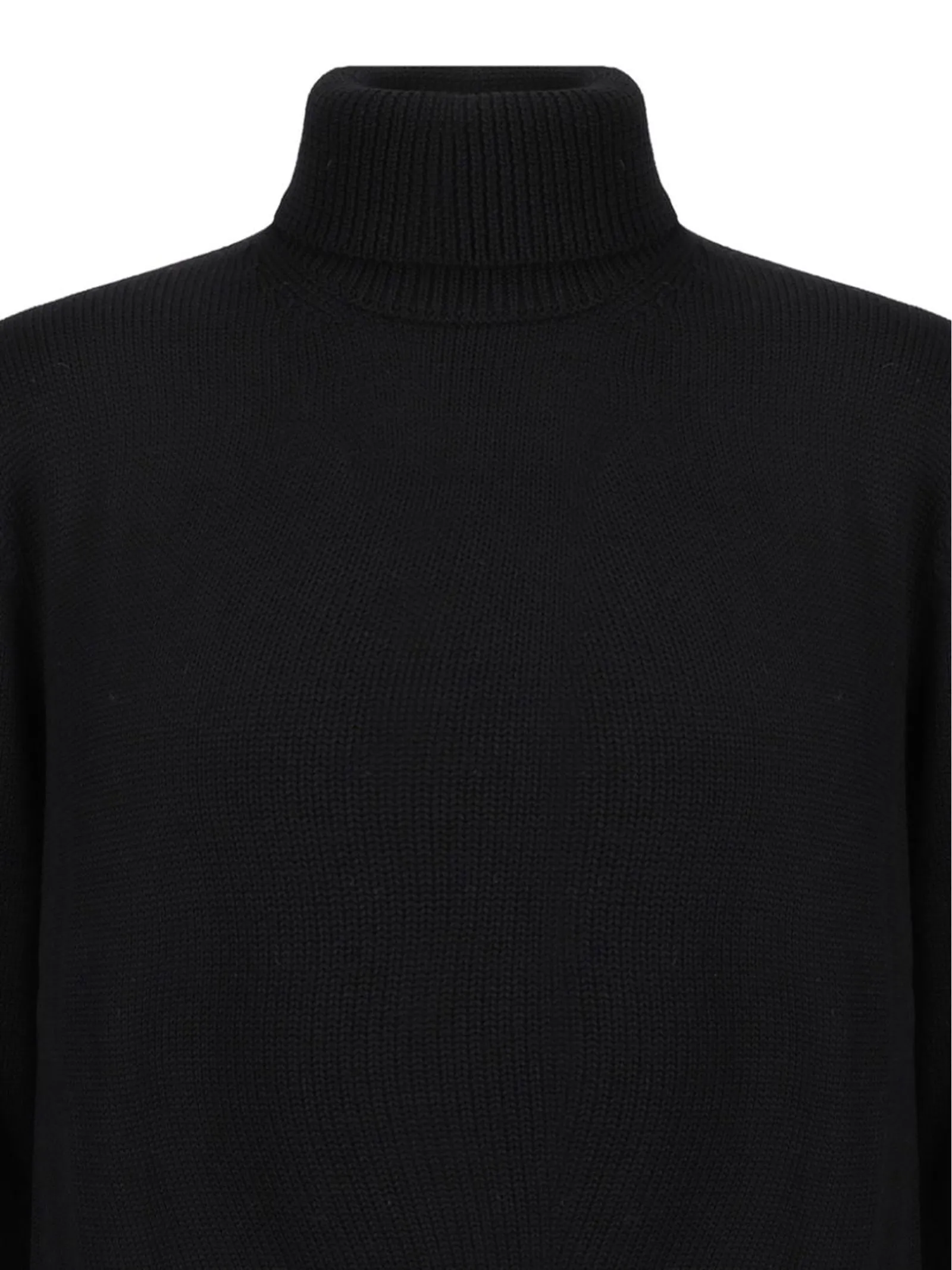 ROBERTO COLLINA Abbigliamento,Maglieria Maglione dolcevita in lana merino nero 