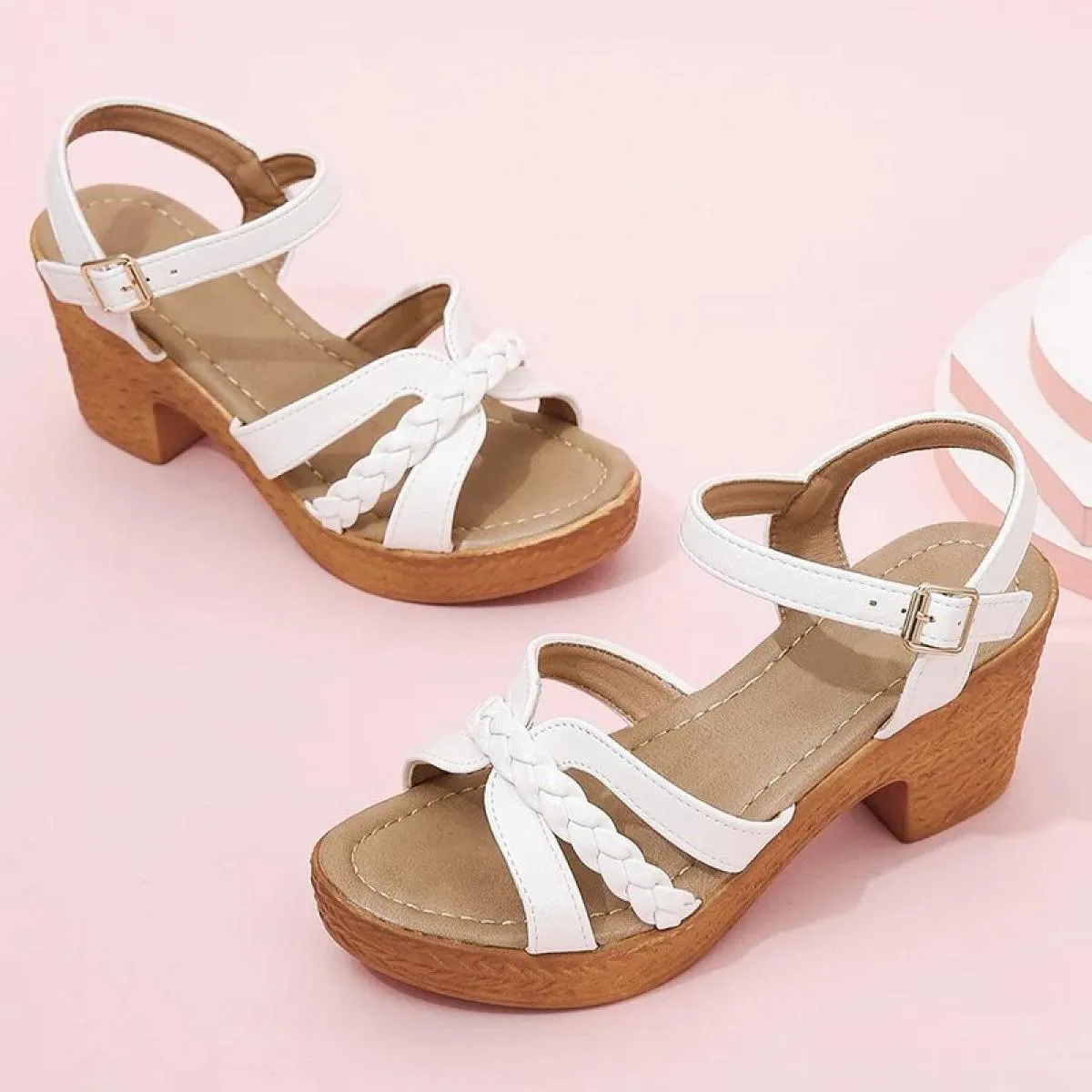Sandali gladiatore da donna con plateau taglia 42 Sandali con plateau estivi da donna romani