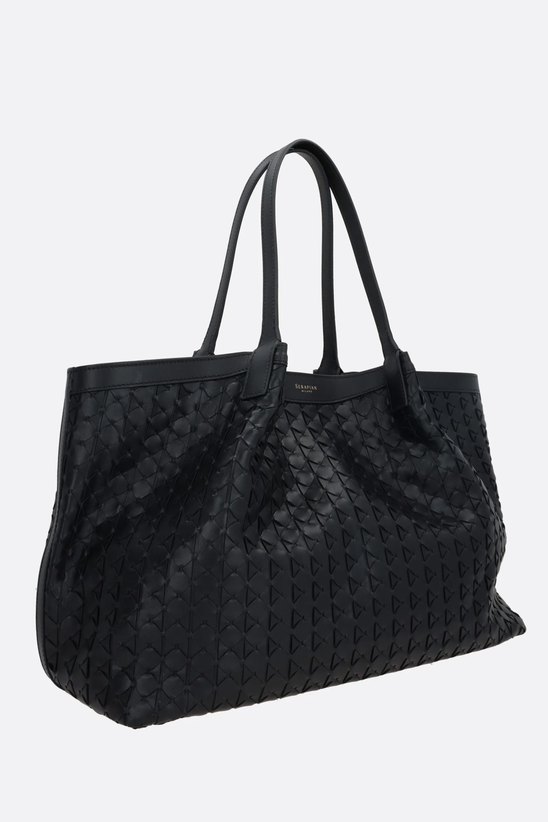  SERAPIAN borsa tote Secret in nappa Mosaico 