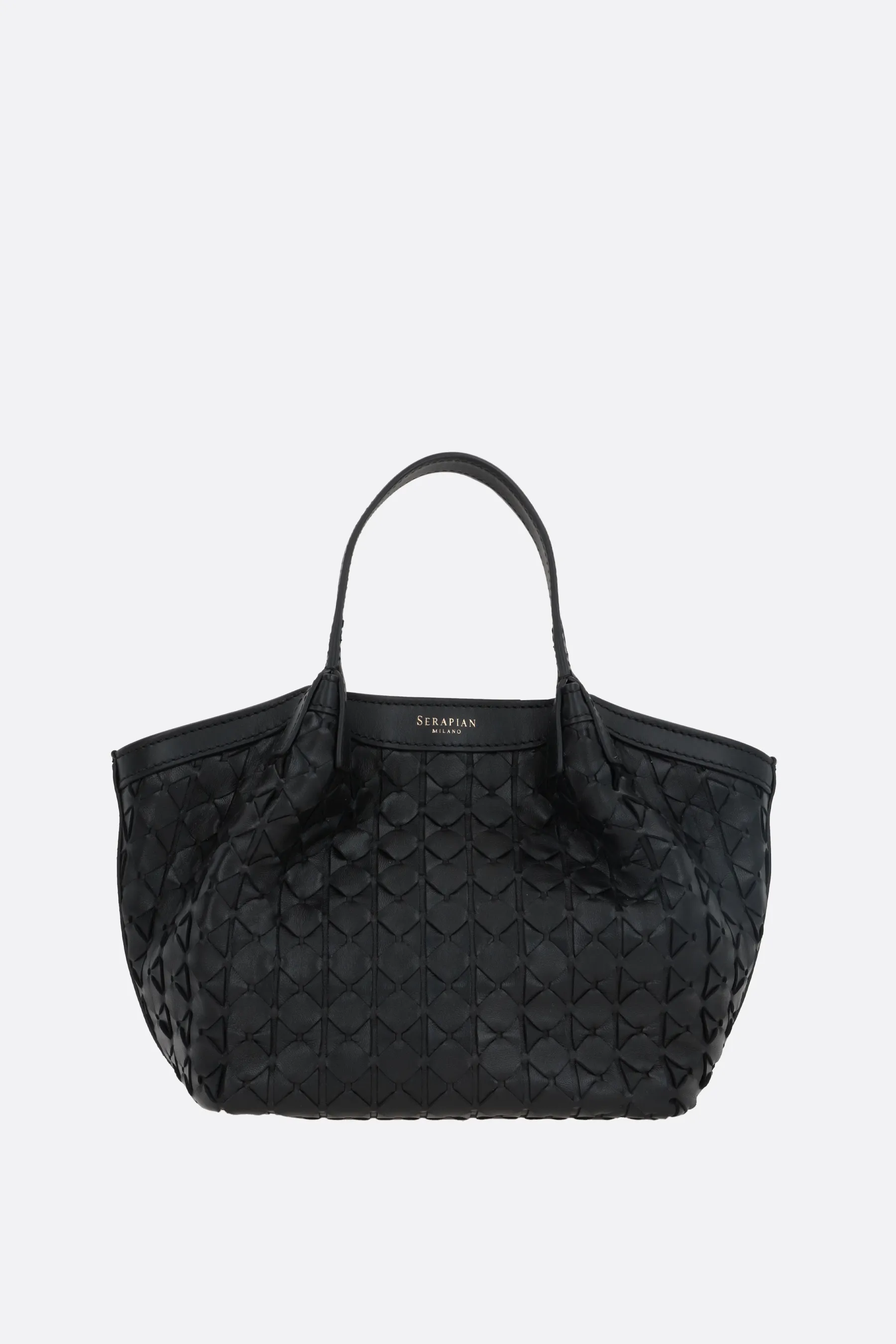 SERAPIAN borsa tote Secret mini in nappa Mosaico 